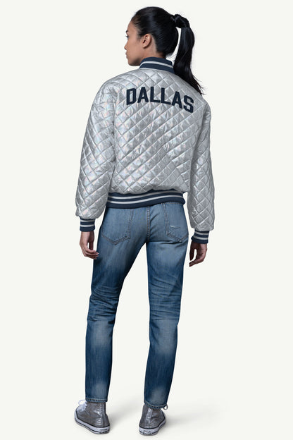 Starter Latest | WOMENS DALLAS COWBOYS BLOWOUT METALLIC JACKET