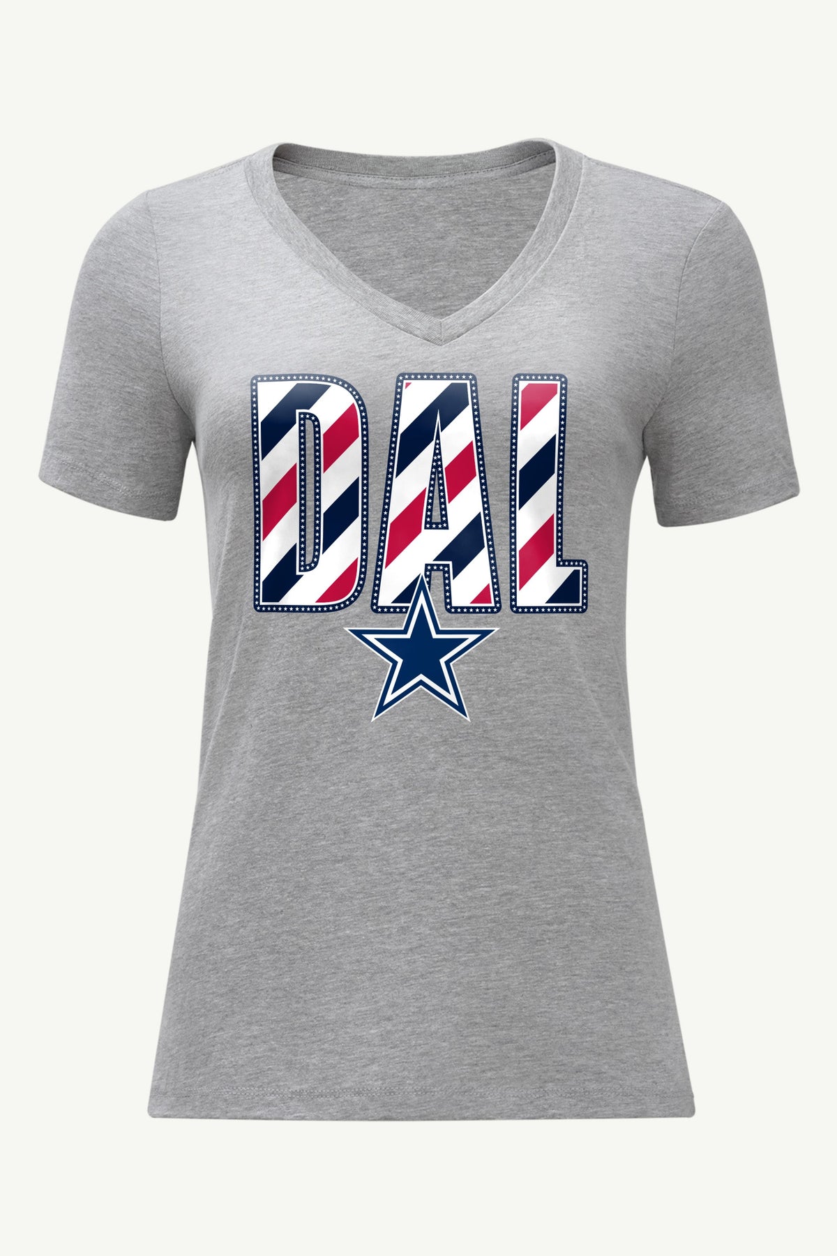 Starter Everyday | WOMENS DALLAS COWBOYS STARS AND STRIPES V NECK T SHIRT
