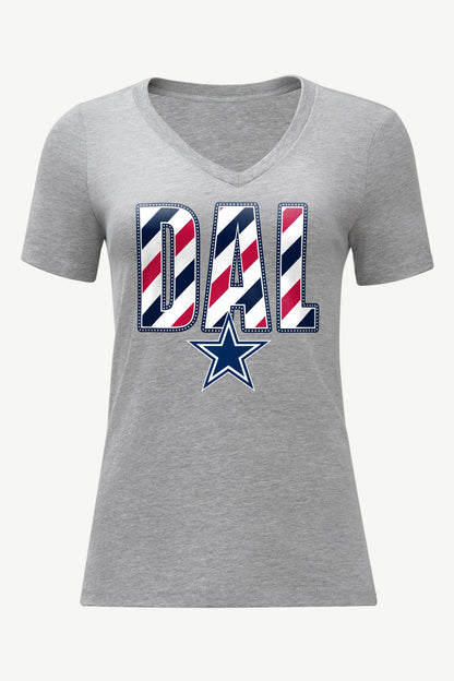 Starter Everyday | WOMENS DALLAS COWBOYS STARS AND STRIPES V NECK T SHIRT