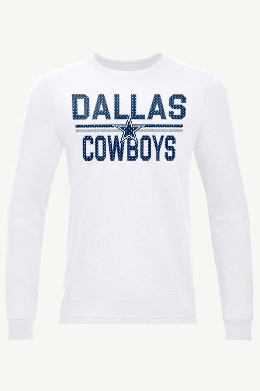 Starter Best Seller | MENS DALLAS COWBOYS MESH LOOK LONG SLEEVE T SHIRT