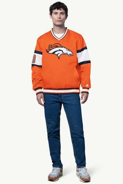 Starter Recommended | MENS DENVER BRONCOS SIGNAL COLLAR PULLOVER