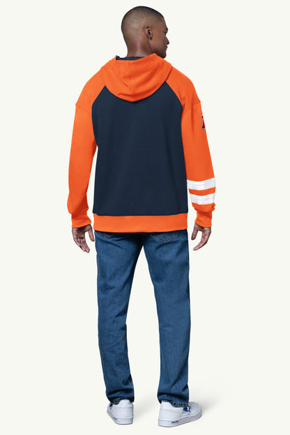 Starter Best Price | MENS DENVER BRONCOS INTERCEPTION COLORBLOCK HOODIE