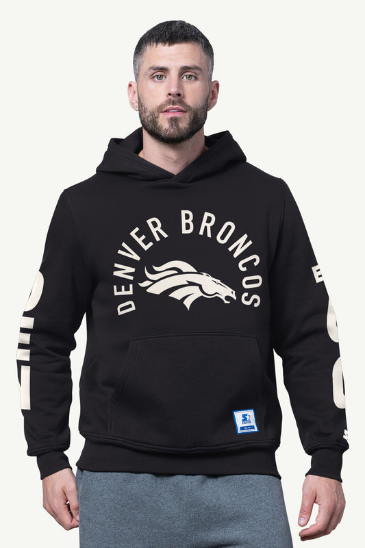 Starter Smart Buy | MENS DENVER BRONCOS HANDOFF FLEECE HOODIE