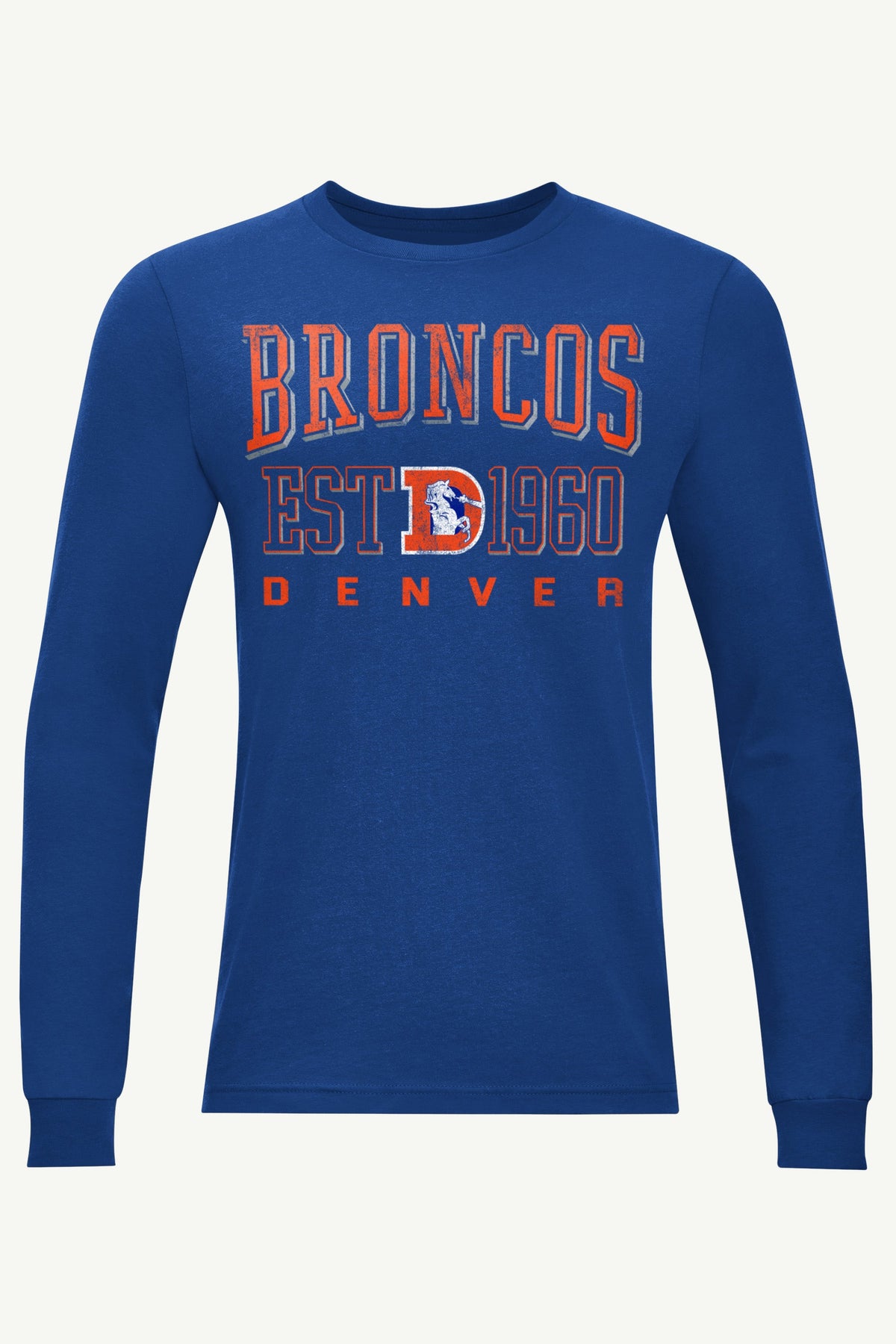 Starter Great Value | MENS DENVER BRONCOS RETRO LONG SLEEVE T SHIRT