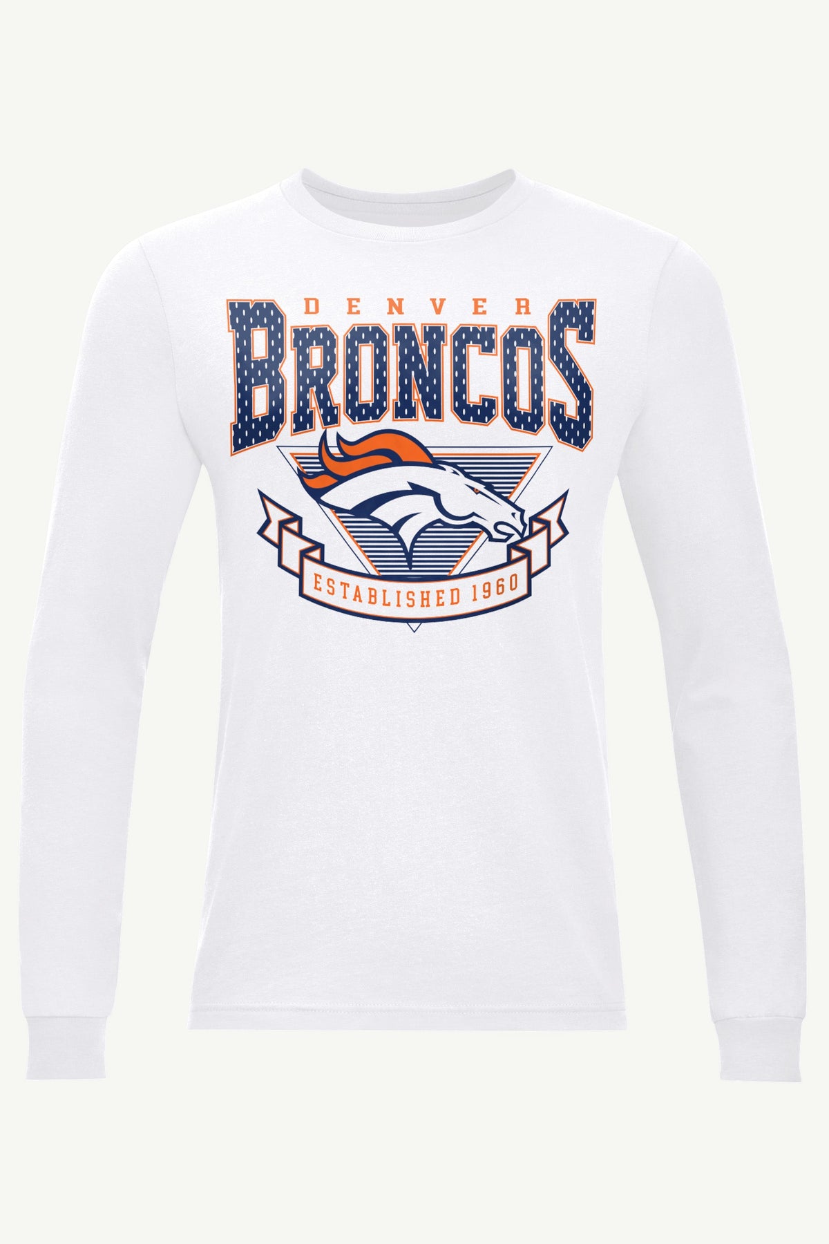 Starter Customer Favorite | MENS DENVER BRONCOS 80's INSPIRED LONG SLEEVE T SHIRT