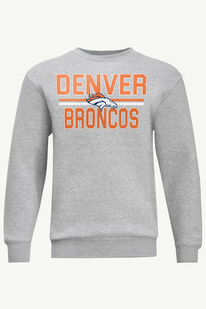 Starter Customer Favorite | MENS DENVER BRONCOS MESH LOOK SWEATSHIRT