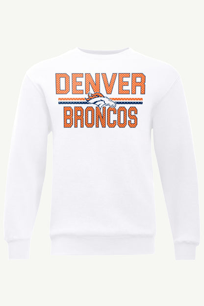 Starter Sale | MENS DENVER BRONCOS MESH LOOK SWEATSHIRT