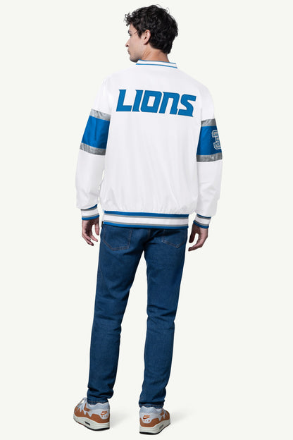 Starter New | MENS DETROIT LIONS SIGNAL COLLAR PULLOVER