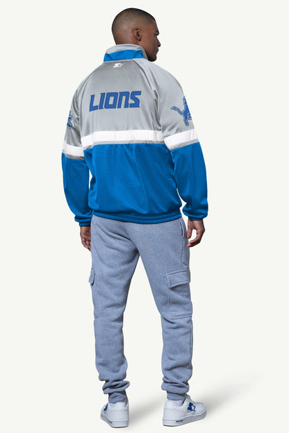Starter Exclusive | MENS DETROIT LIONS VETERAN TRACK JACKET