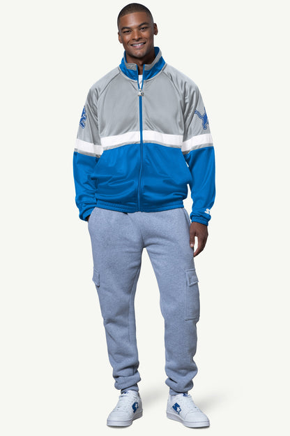 Starter Exclusive | MENS DETROIT LIONS VETERAN TRACK JACKET