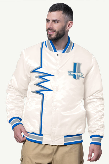 Starter Smart Buy | MENS DETROIT LIONS SHOCK WAVE SATIN JACKET