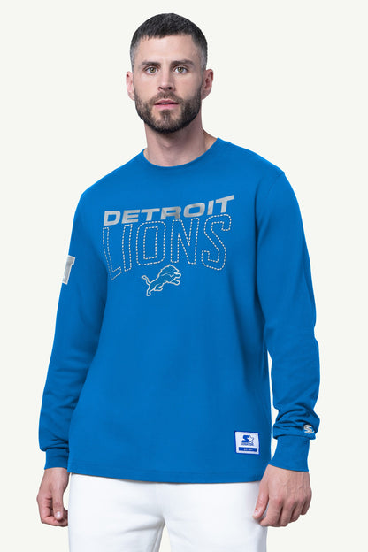 Starter Best Price | MENS DETROIT LIONS LONG SLEEVE