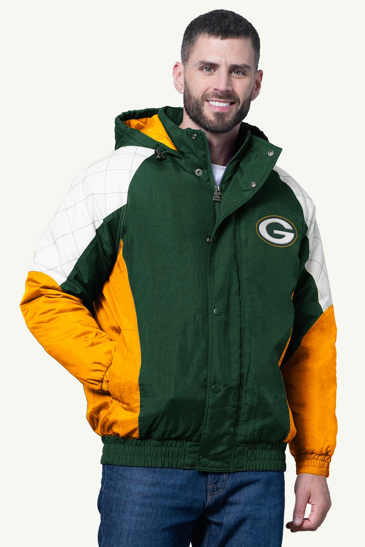 Starter Exclusive | MENS GREEN BAY PACKERS NYLON JACKET