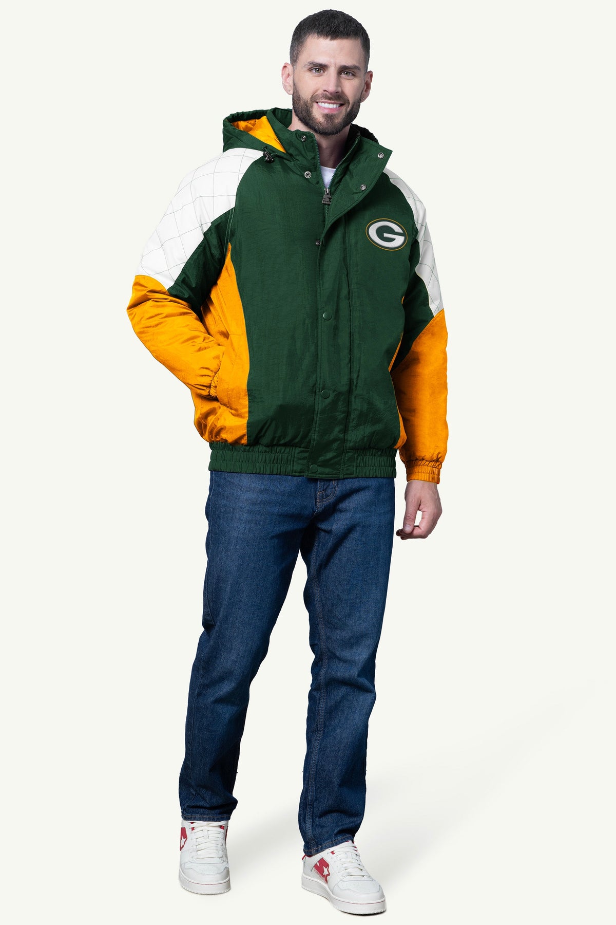 Starter Exclusive | MENS GREEN BAY PACKERS NYLON JACKET