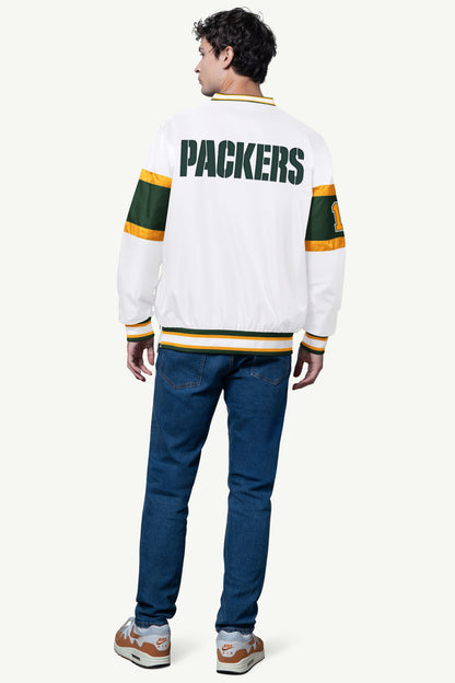 Starter Essential | MENS GREEN BAY PACKERS SIGNAL COLLAR PULLOVER