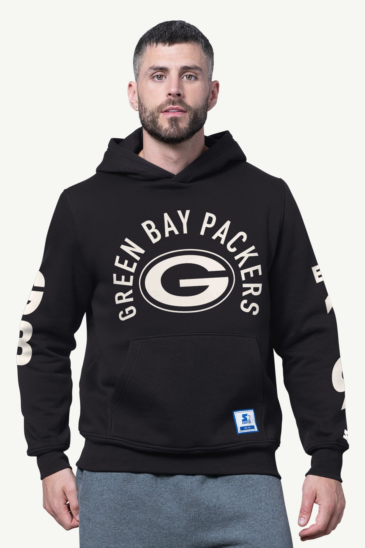 Starter Essential | MENS GREEN BAY PACKERS HANDOFF FLEECE HOODIE