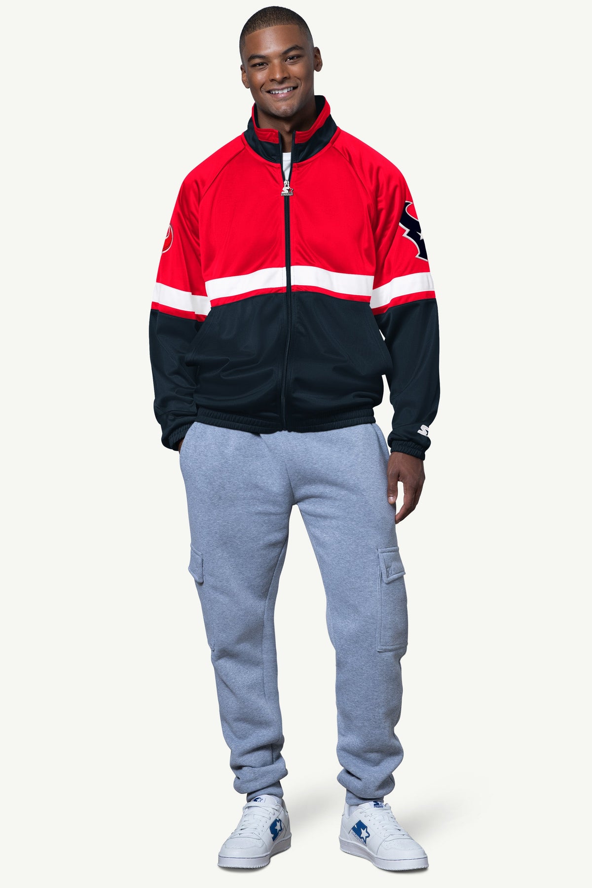 Starter Hot Sale | MENS HOUSTON TEXANS VETERAN TRACK JACKET