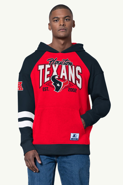 Starter Essential | MENS HOUSTON TEXANS INTERCEPTION COLORBLOCK HOODIE