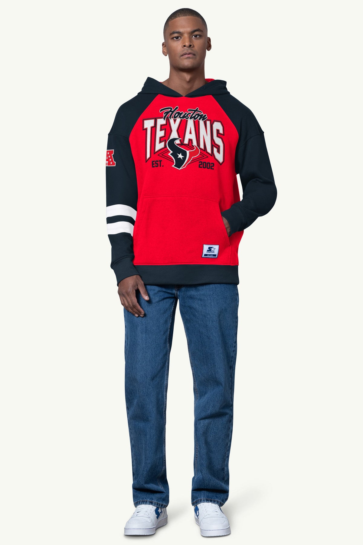 Starter Essential | MENS HOUSTON TEXANS INTERCEPTION COLORBLOCK HOODIE