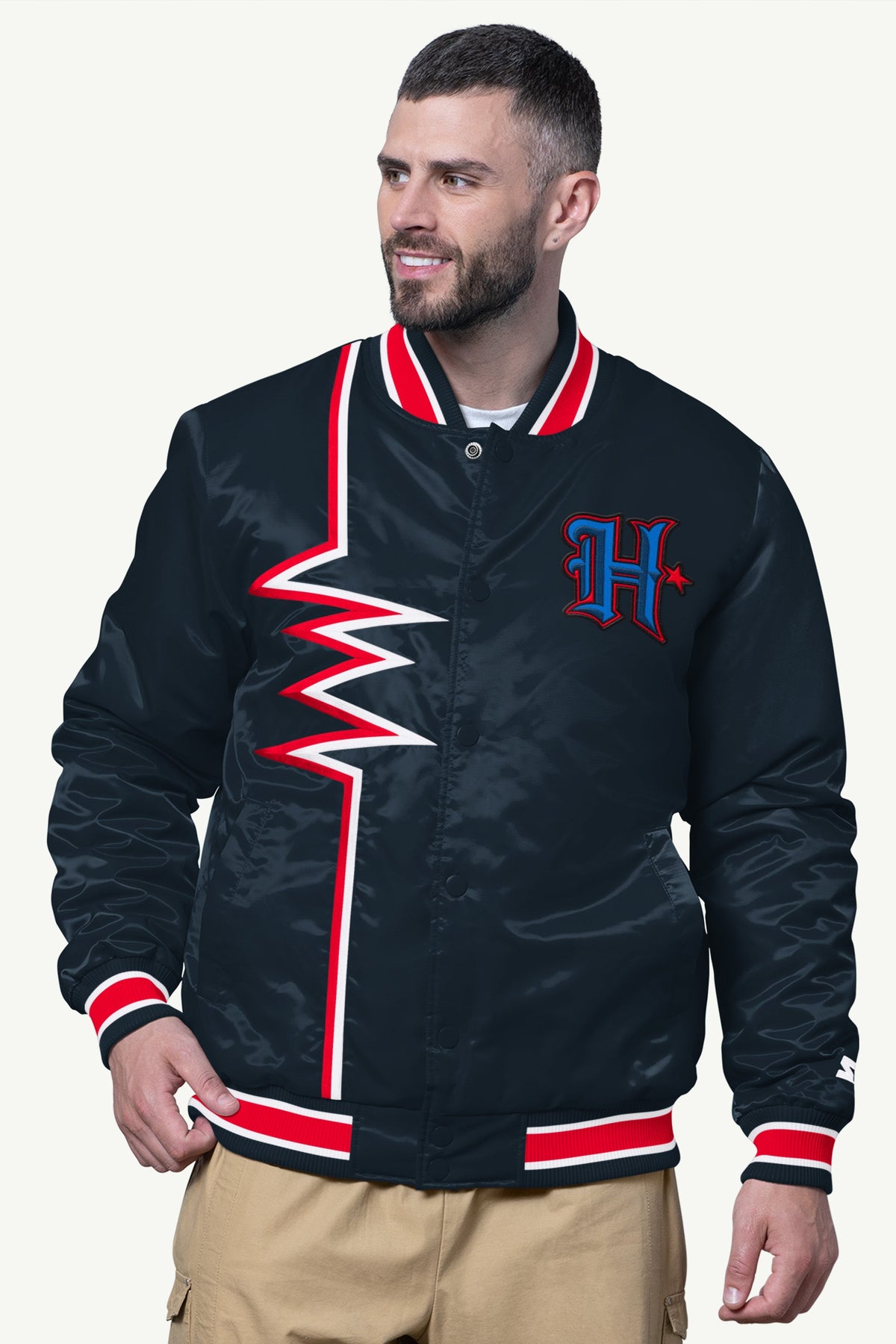 Starter Trending | MENS HOUSTON TEXANS SHOCK WAVE SATIN JACKET