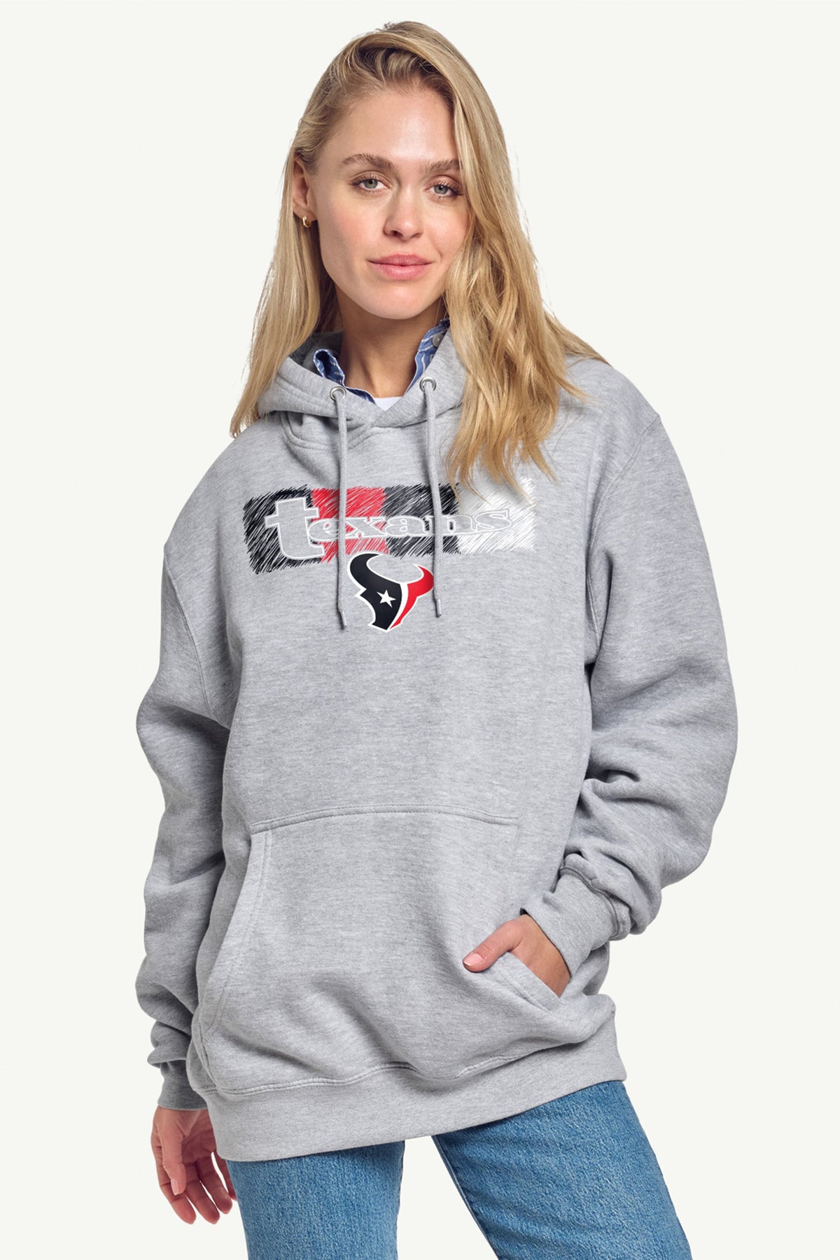 Starter Quality | WOMENS HOUSTON TEXANS COLOR SHADING HOODIE