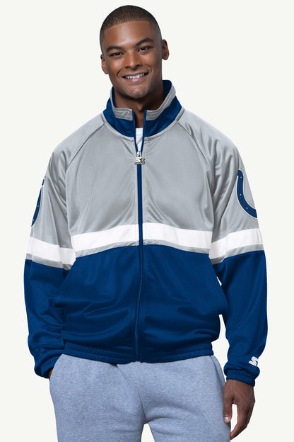 Starter Latest | MENS INDIANAPOLIS COLTS VETERAN TRACK JACKET