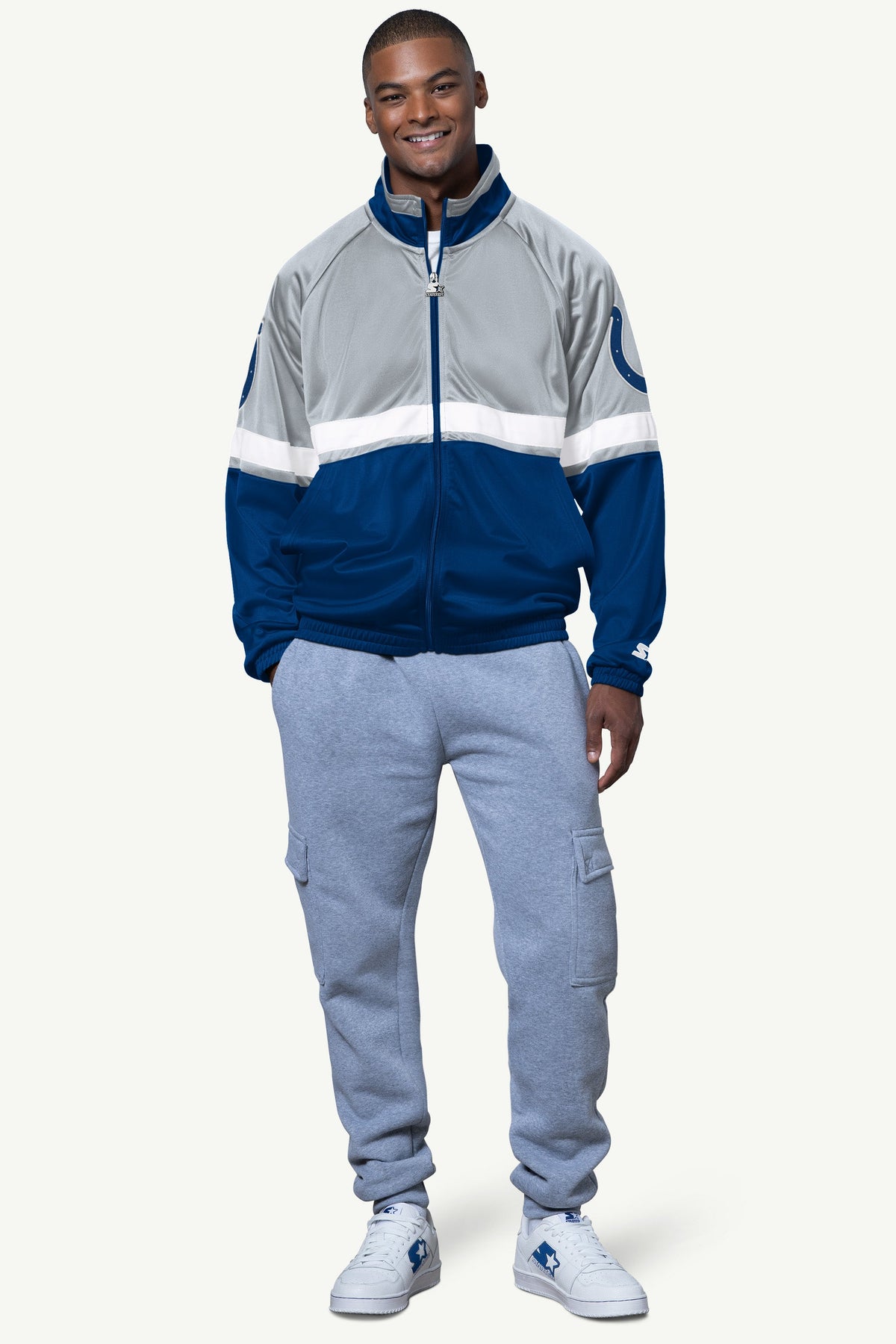 Starter Latest | MENS INDIANAPOLIS COLTS VETERAN TRACK JACKET