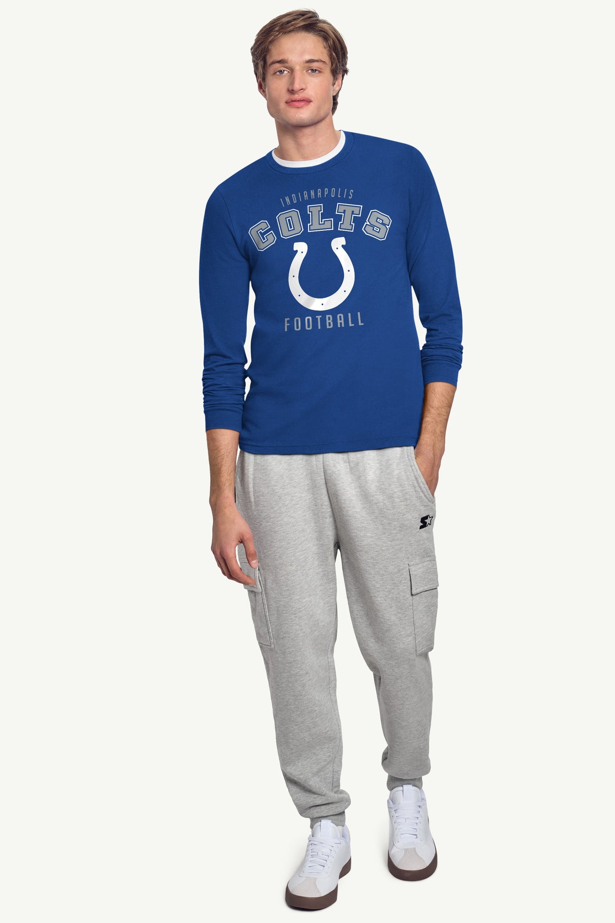 Starter Essential | MENS INDIANAPOLIS COLTS LONG SLEEVE T SHIRT