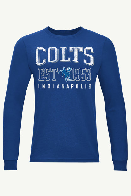 Starter Value | MENS INDIANAPOLIS COLTS RETRO LONG SLEEVE T SHIRT