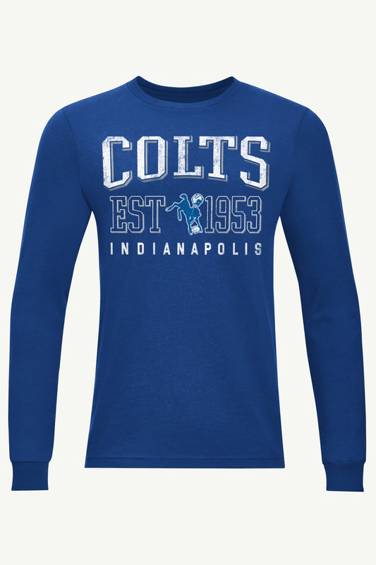 Starter Value | MENS INDIANAPOLIS COLTS RETRO LONG SLEEVE T SHIRT