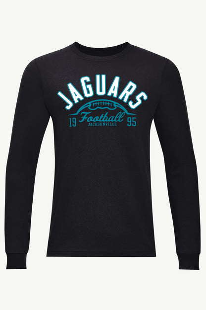 Starter Featured | MENS JACKSONVILLE JAGUARS HALF BALL LONG SLEEVE T SHIRT