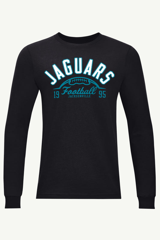 Starter Featured | MENS JACKSONVILLE JAGUARS HALF BALL LONG SLEEVE T SHIRT