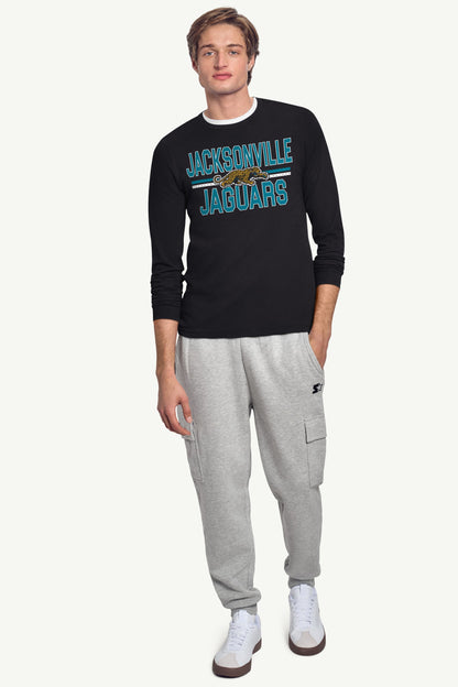 Starter Trusted | MENS JACKSONVILLE JAGUARS MESH LOOK RETRO LONG SLEEVE T SHIRT