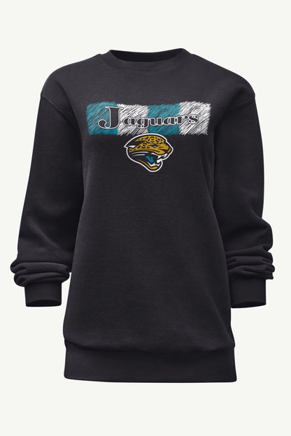 Starter Quality | WOMENS JACKSONVILLE JAGUARS COLOR SHADING SWEATSHIRT
