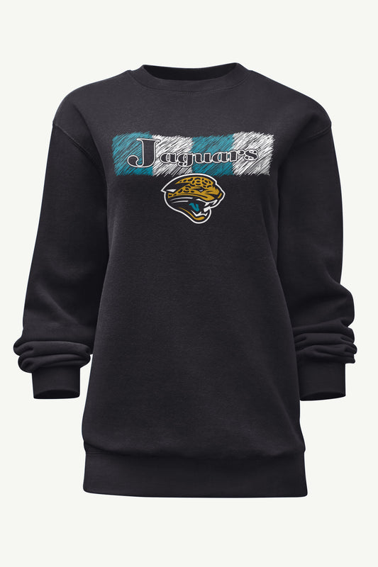 Starter Quality | WOMENS JACKSONVILLE JAGUARS COLOR SHADING SWEATSHIRT