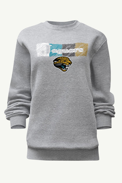 Starter Smart Buy | WOMENS JACKSONVILLE JAGUARS COLOR SHADING SWEATSHIRT