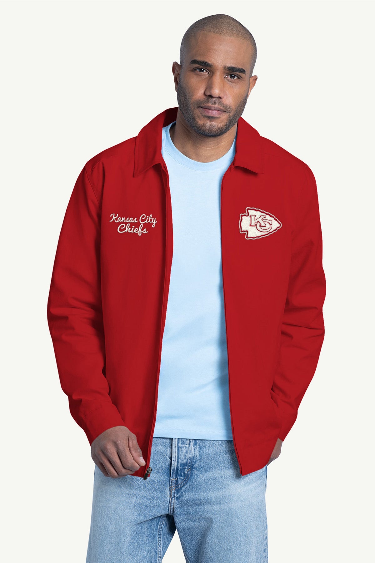 Starter Hot Sale | MENS KANSAS CITY CHIEFS FRANCHISE FULL ZIP JACKET
