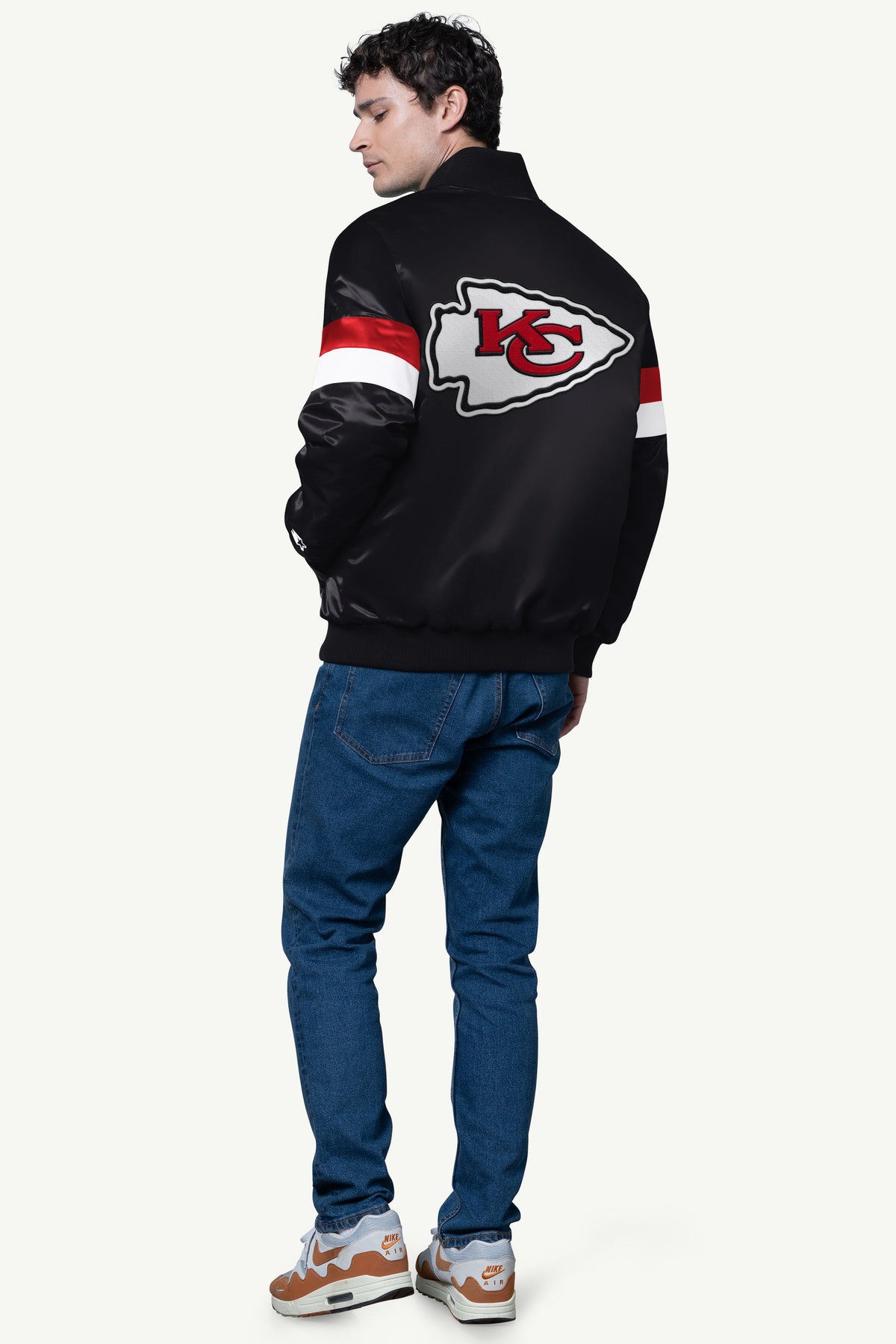Starter Quality | MENS KANSAS CITY CHIEFS SATIN VARSITY JACKET