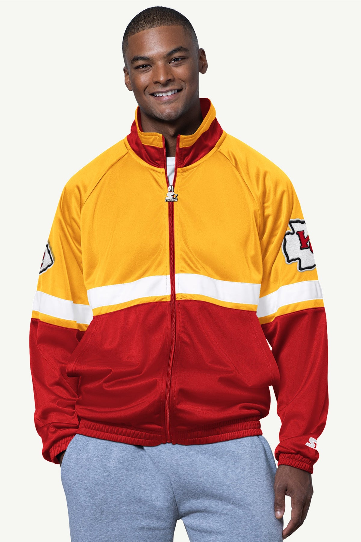 Starter Smart Buy | MENS KANSAS CITY CHIEFS VETERAN TRACK JACKET