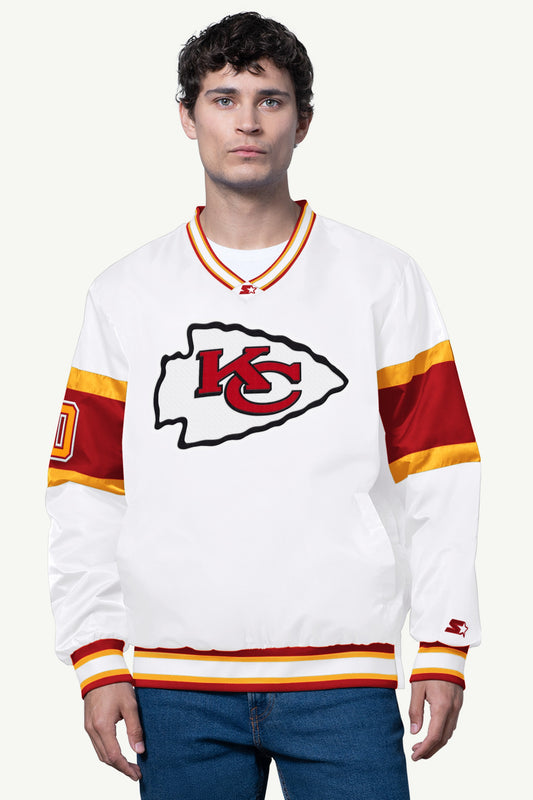 Starter Exclusive | MENS KANSAS CITY CHIEFS SIGNAL COLLAR PULLOVER