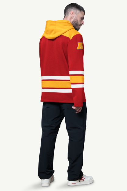 Starter Popular | MENS KANSAS CITY CHIEFS SLAP SHOT HOODED HOCKEY PULLOVER