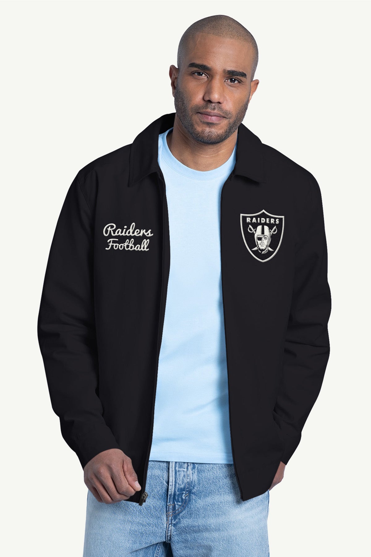 Starter Smart Buy | MENS LAS VEGAS RAIDERS FRANCHISE FULL ZIP JACKET