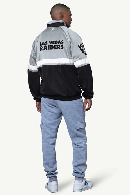 Starter Smart Buy | MENS LAS VEGAS RAIDERS VETERAN TRACK JACKET