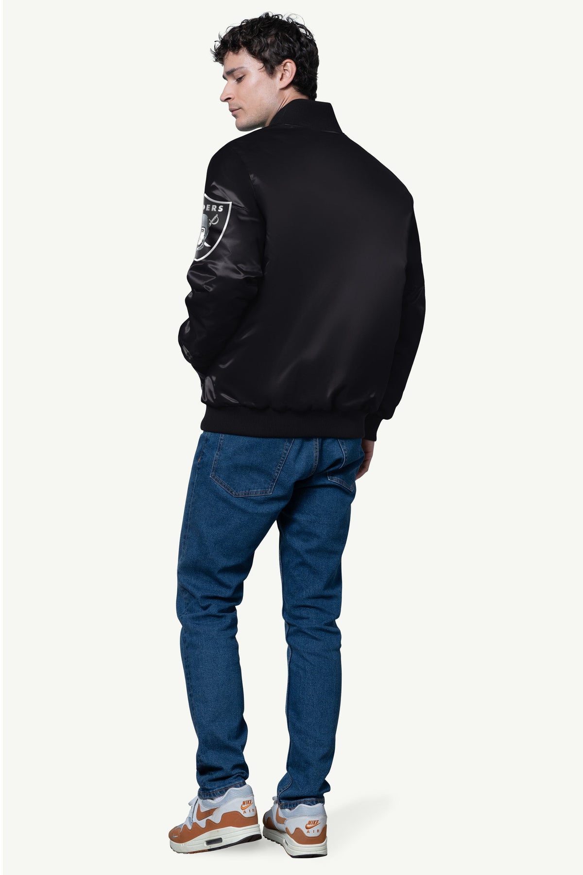 Starter Latest | MENS LAS VEGAS RAIDERS SATIN VARSITY JACKET