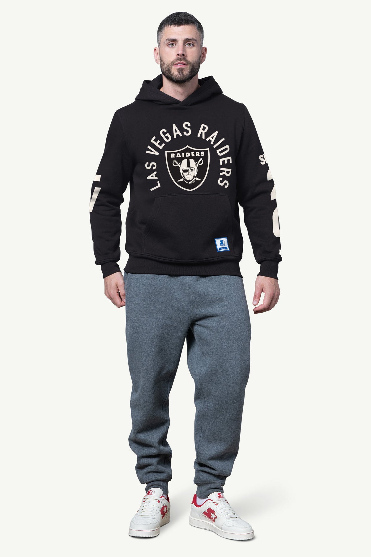 Starter Exclusive | MENS LAS VEGAS RAIDERS HANDOFF FLEECE HOODIE