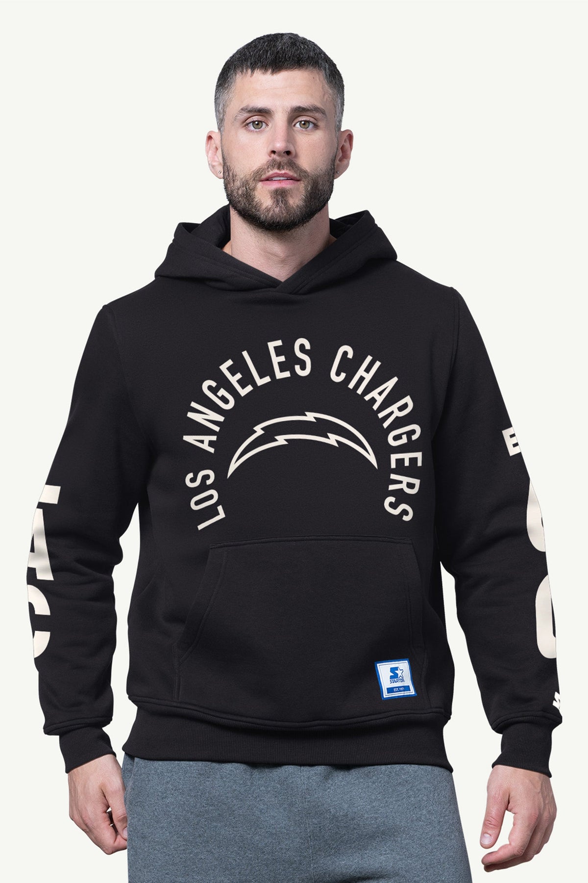 Starter Hot Sale | MENS LOS ANGELES CHARGERS HANDOFF FLEECE HOODIE