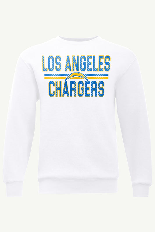 Starter Essential | MENS LOS ANGELES CHARGERS MESH LOOK SWEATSHIRT