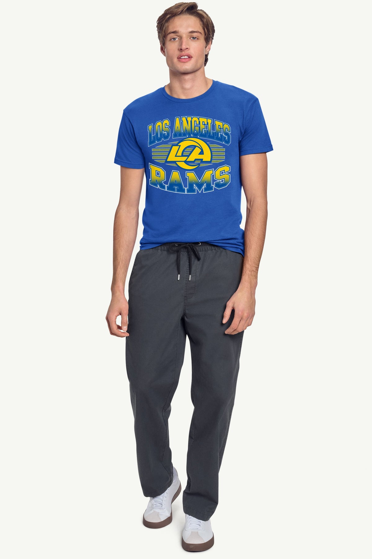 Starter Trusted | MENS LOS ANGELES RAMS TEAM GRIT SHORT SLEEVE T SHIRT