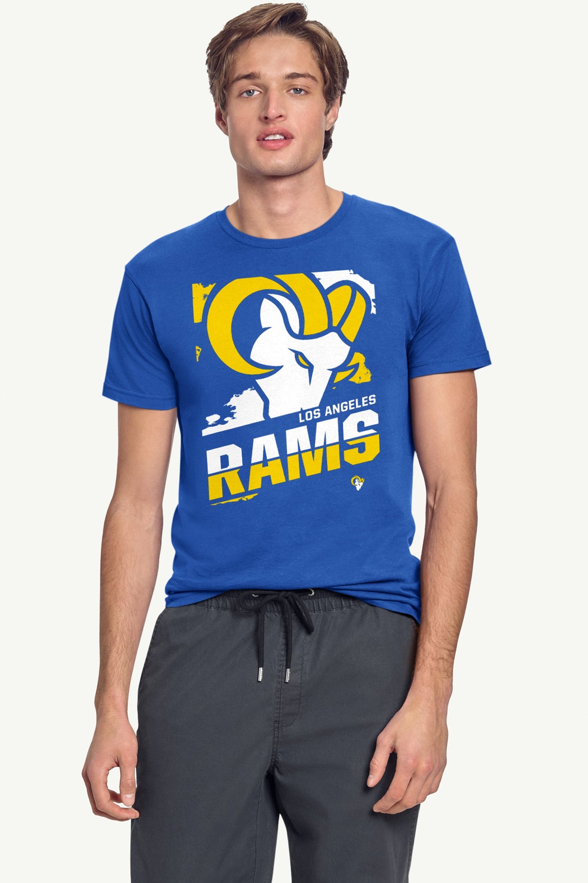 Starter New | MENS LOS ANGELES RAMS ZOOM SHORT SLEEVE T SHIRT