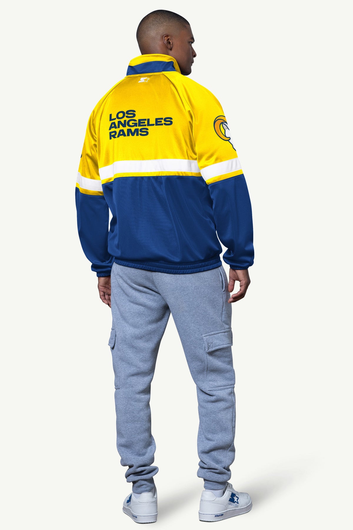 Starter Everyday | MENS LOS ANGELES RAMS VETERAN TRACK JACKET
